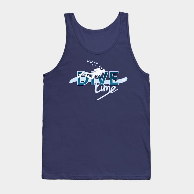 Time to Dive Tank Top by Aurealis